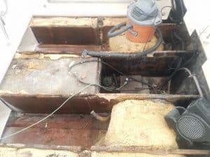 Replacing a boat fuel tank