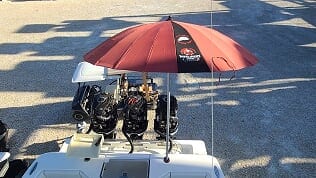 Shade umbrella for beach