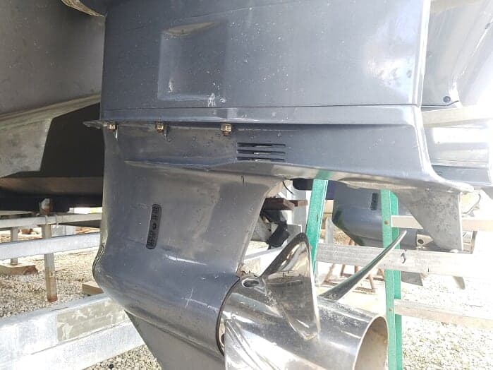 outboard motor lower unit is bad